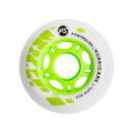 Kółka do Rolek Powerslide Hurricane 76mm/85a - Biało/Zielone (1 szt.)