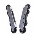 Szyny do rolek Flat Antony Pottier 267mm Srebrne - Kompletne