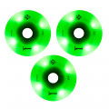 Kółka do Rolek Luminous LED 100mm/85a - Zielone-Glow-Zielone (3)