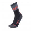 UYN Light Socks Man - Czarno/Szaro/Hibiscus