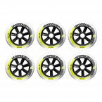 Kółka do Rolek Rollerblade Hydrogen 125mm/85a - Białe (6 szt.)