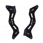 Szyny do rolek Rollerblade 241mm 3x110 Rockering - Czarne