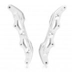 Szyny do rolek Powerslide Elite Casted 4W 4x90mm - 275mm - Biała