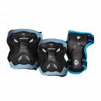 Ochraniacze Powerslide Kids Pro Boys Set - Niebiesko/Czarne