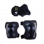 Ochraniacze Rollerblade Skate Gear Junior Tri-Pack - Czarny