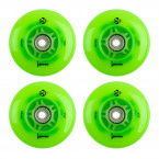 Kółka do Rolek Luminous LED 84mm/85a - Zielone/Glow (4 szt.)