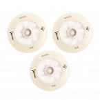 Kółka do Rolek Luminous LED 125mm/85a - White/Glow (3 szt.)