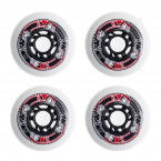 Kółka do Rolek FR Street Kings 84mm/85a - Białe (4 szt.)