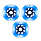 Kółka do Rolek Luminous LED 110mm/85a Niebieskie-Glow-Niebieskie
