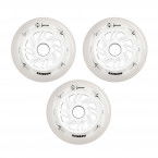 Kółka do Rolek Luminous LED 110mm/85a - Tęczowe (3 szt.)