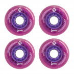 Kółka do Rolek Luminous LED 72mm/85a - Purpupowe Haze-Purpurowe