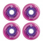 Kółka do Rolek Luminous LED 76mm/85a - Purpurowy Haze (4 szt.)