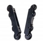 Szyny do rolek Flat Antony Pottier 267mm Czarne - Kompletne