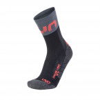 UYN Light Socks Man - Czarno/Szaro/Hibiscus