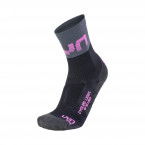 UYN Light Socks Lady - Czarno/Szaro/Rose Violet
