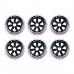 Kółka do Rolek Rollerblade Hydrogen 125mm/85a - Czarne (6 szt.)
